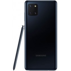 Samsung Galaxy Note 10 Lite Dual SIM - 128GB, 8GB RAM, 4G LTE, Aura Black